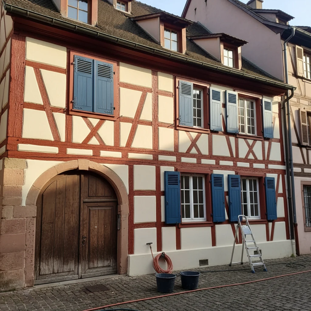 Nettoyage Façade Mulhouse — résultat professionnel